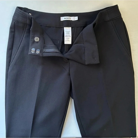 Ricki’s Black Pants Slim Ankle Cropped Size 0 - Picture 13 of 16